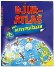 Djuratlas med klistermärken