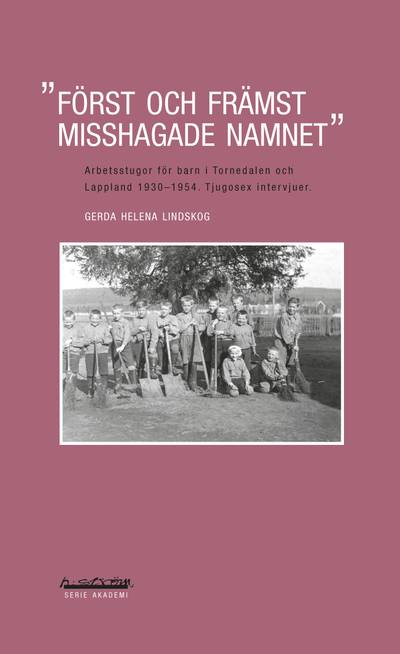 Först och främst misshagade namnet : arbetsstugor för barn i Tornedalen och Lappland 1930-1954 : tjugosex intervjuer