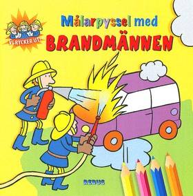 Målarpyssel med brandmännen