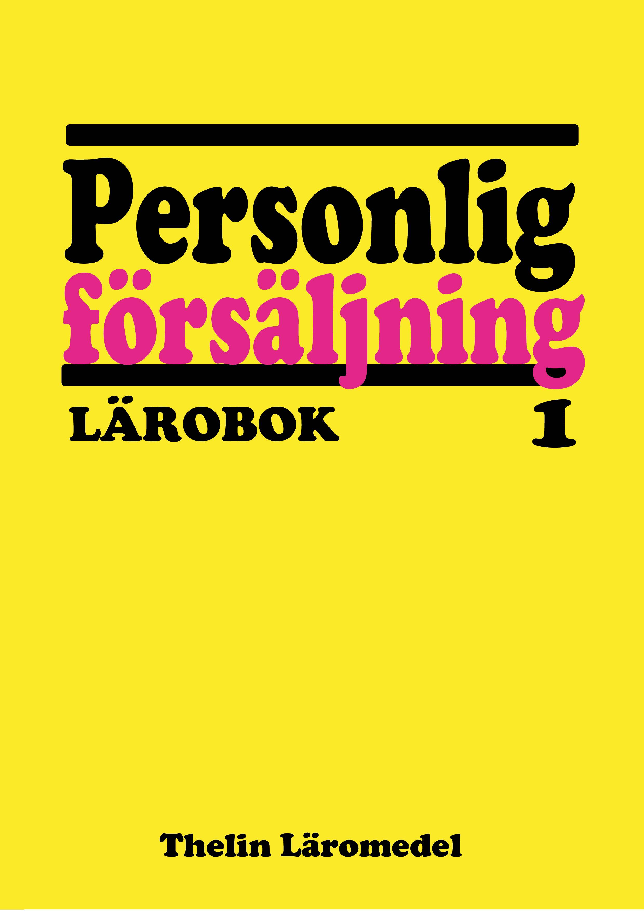 Personlig försäljning 1 - Lärobok