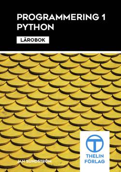 Programmering 1 med Python - Lärobok