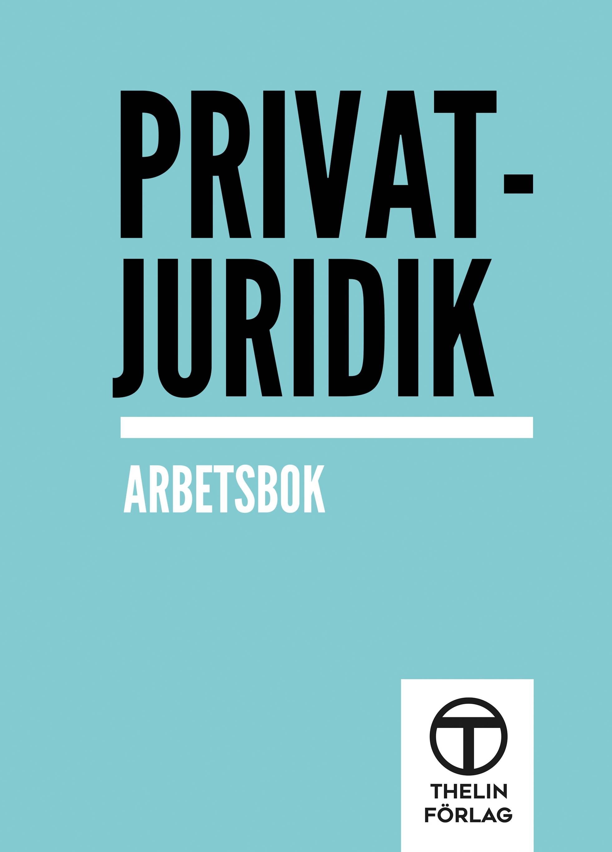 Privatjuridik - Arbetsbok