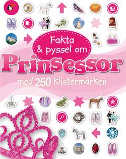 Fakta & pyssel om prinsessor med 250 klistermärken