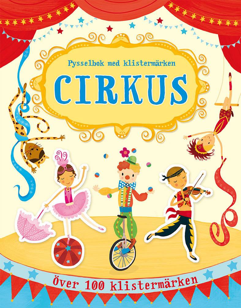 Cirkus : pysselbok med klistermärken