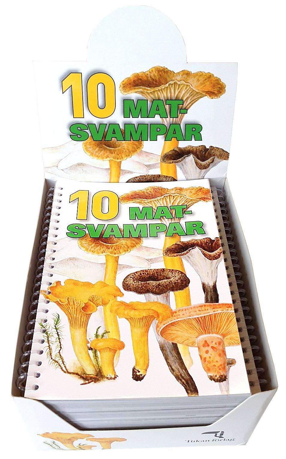 10 matsvampar Färdigpackad display: 12ex