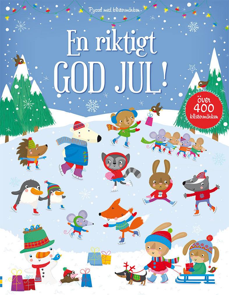 En riktigt god jul : över 400 klistermärken