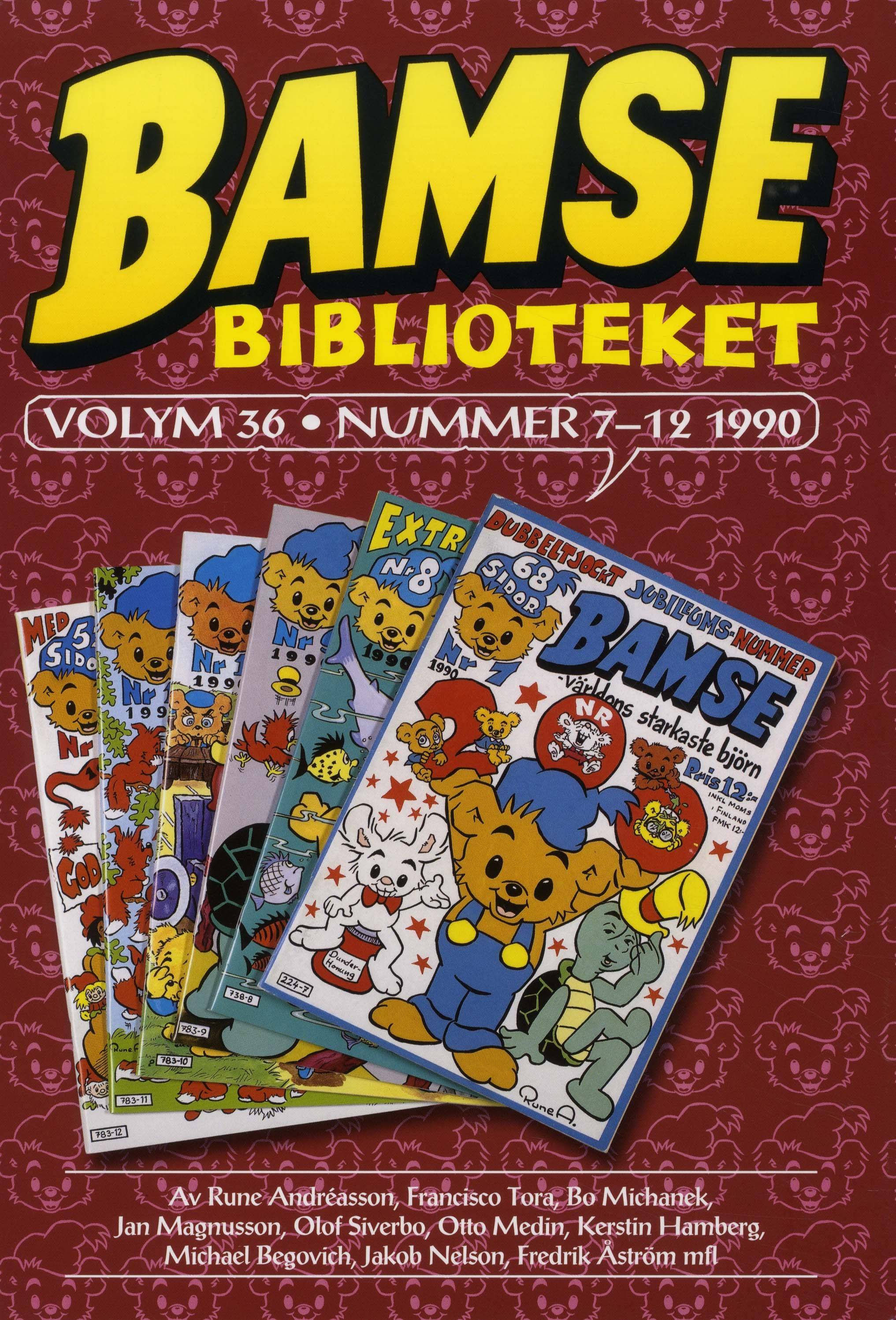 Bamsebiblioteket. Vol 36, Nummer 7-12 1990