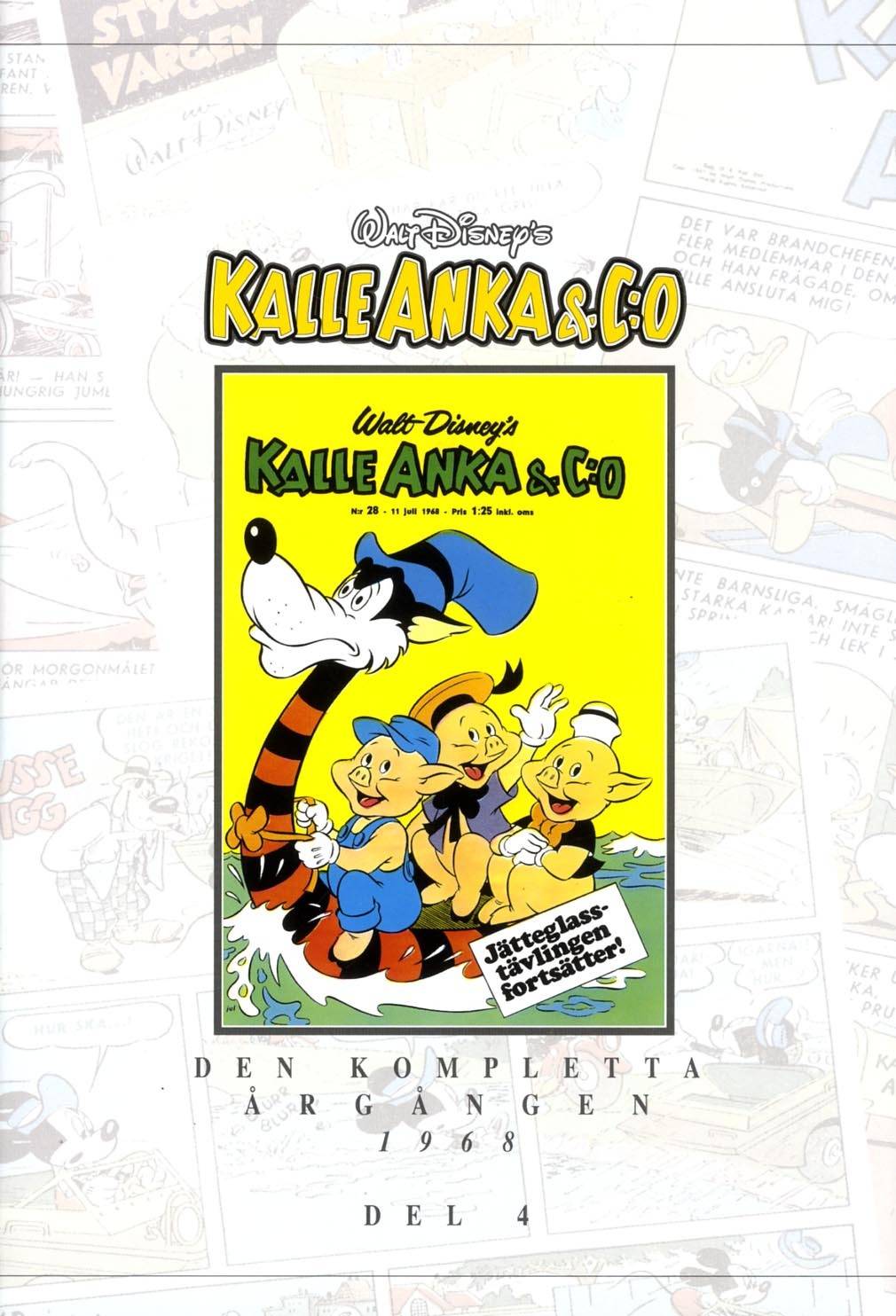 Kalle Anka & C:o. Den kompletta Årgången 1968. D. 4