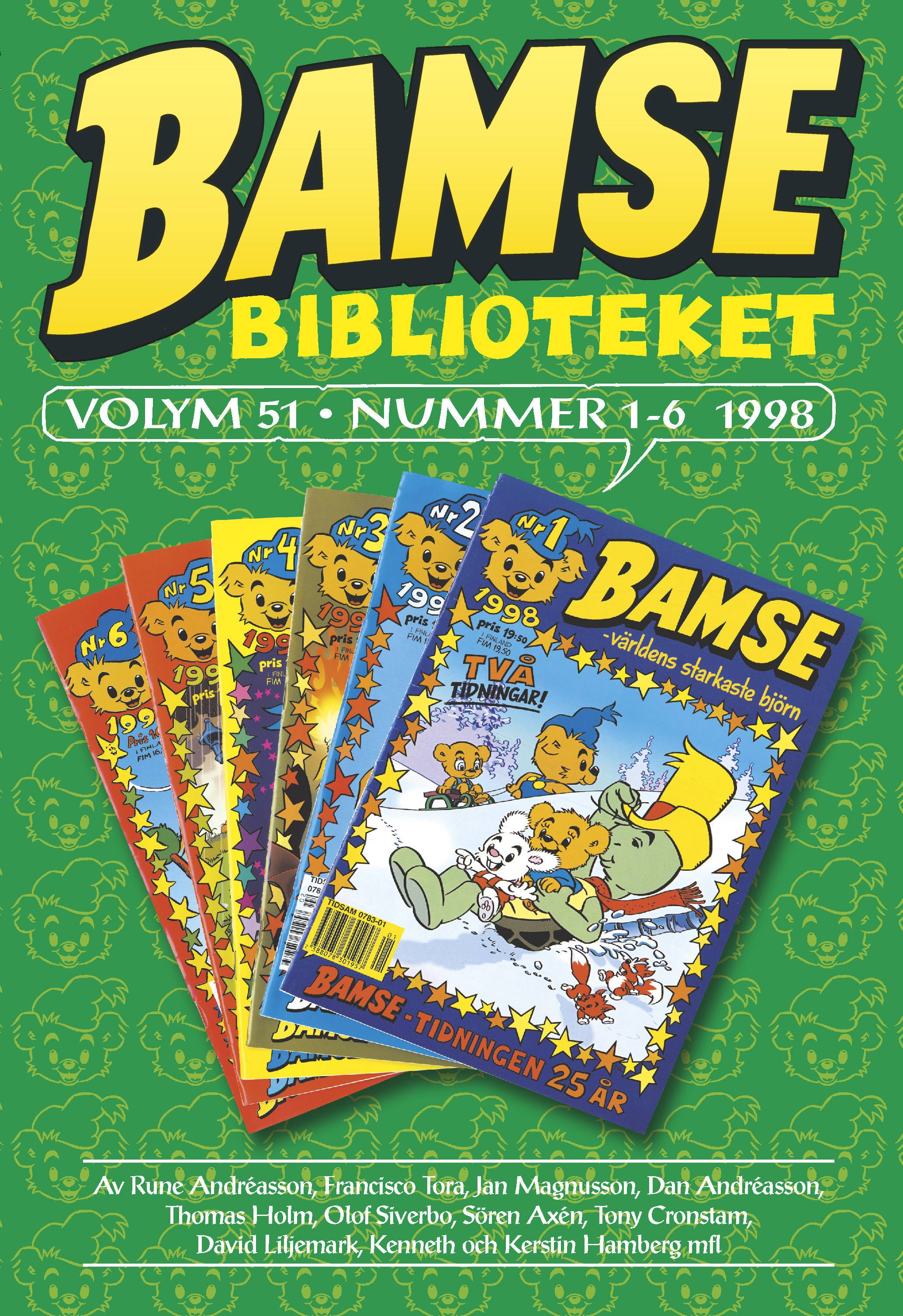 Bamse Biblioteket. Vol 51, nummer 1-6 1998