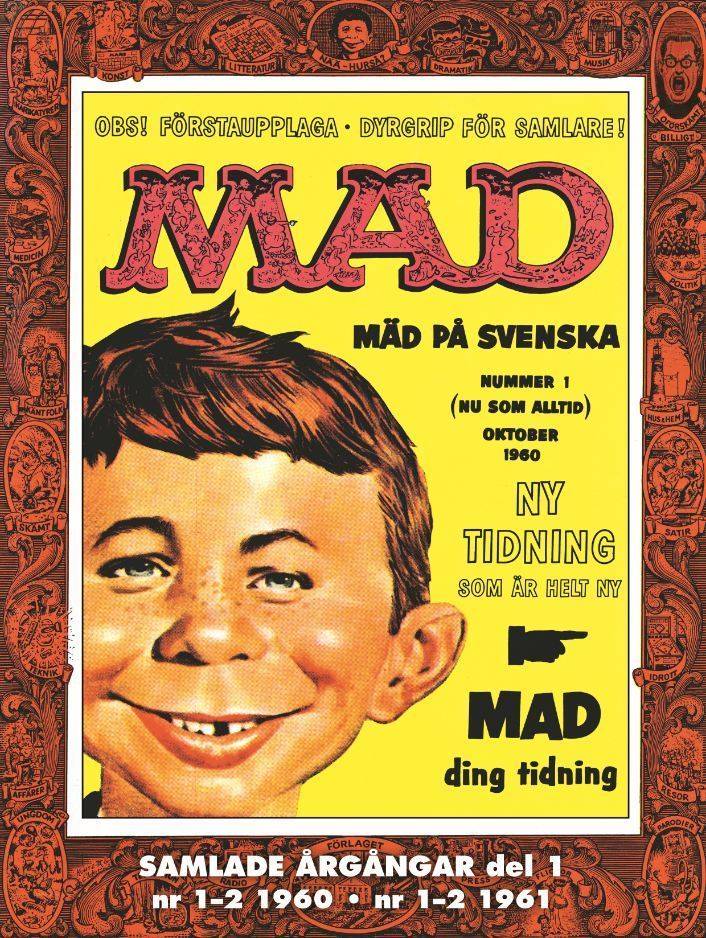 Svenska MAD Samlade årgångar del 1 1-2 1960 1-2 1961
