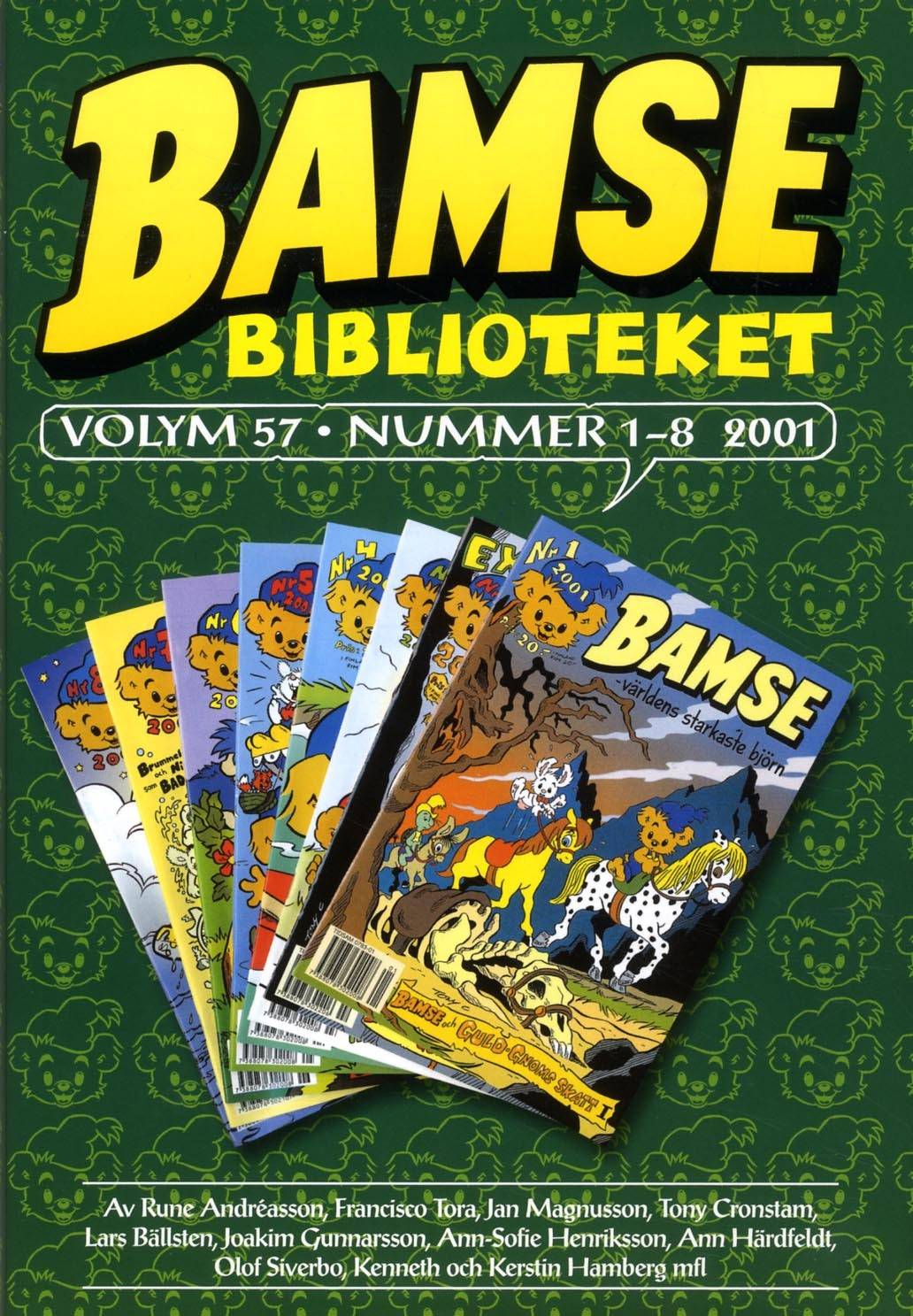 Bamse Biblioteket. Vol 57, nummer 1-8 2001