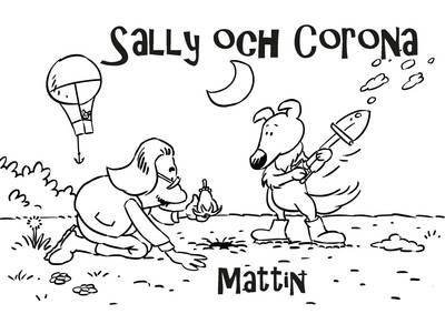 Sally och Corona - Målarbok