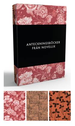 Anteckningsböcker från Novellix - 3-pack, röd