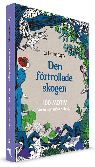 Den förtrollade skogen : 100 motiv - varva ner, måla och njut