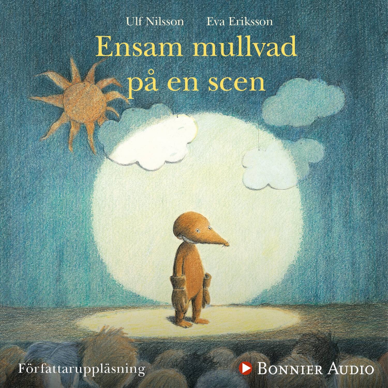 Ensam mullvad på en scen