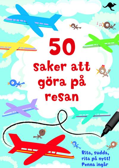 50 saker att göra på resan : rita, sudda, rita på nytt