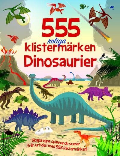 555 roliga klistermärken - Dinosaurier