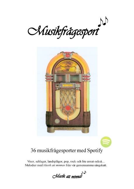 Musikfrågesport : 36 musikfrågesporter med Spotify