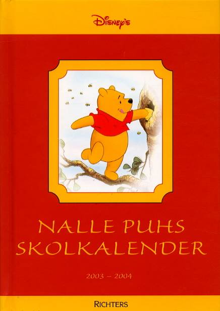 Nalle Puhs skolkalender 2003-2004