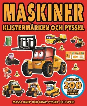 Maskiner. Klistermärken och pyssel