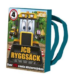 JCB ryggsäck : innehåller 4 pysselböcker och kritor - över 175 coola klistermärken