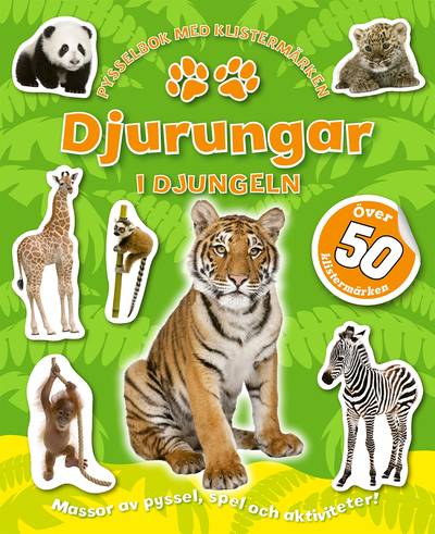 Djurungar i djungeln : pysselbok med klistermärken