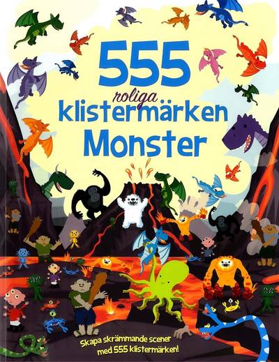 555 klistermärken : Monster