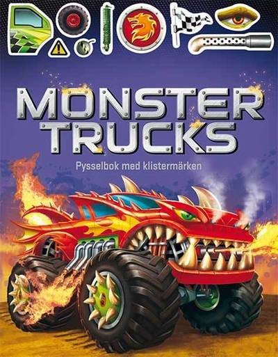 Monstertrucks: pysselbok med klistermärken