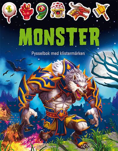 Monster: pysselbok med klistermärken