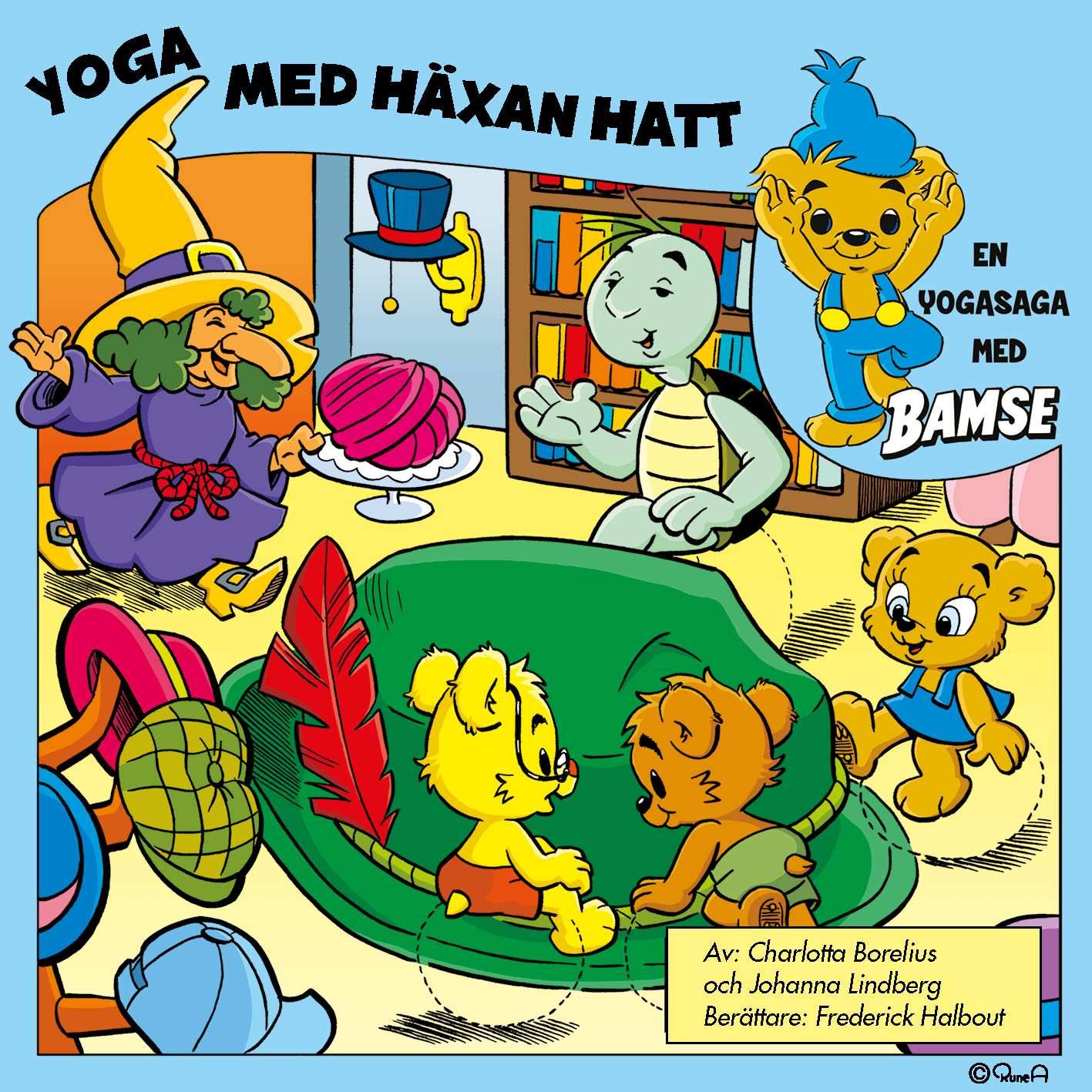 Bamse - Yoga med Häxan Hatt