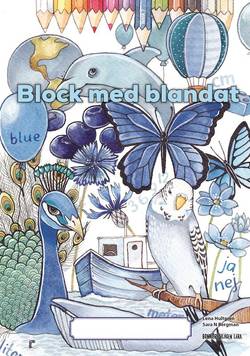 Block med blandat 7 - blå, 5-pack