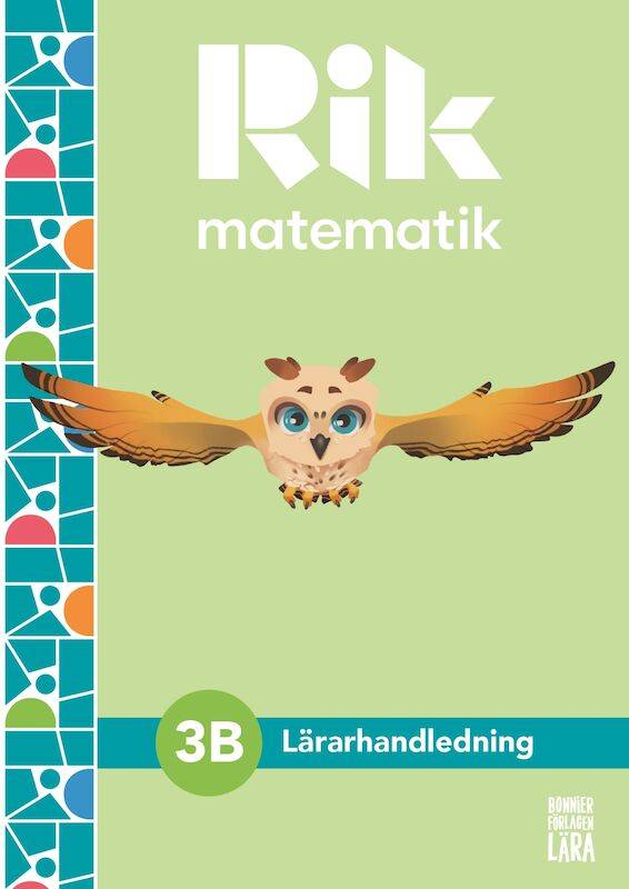 Rik matematik 3 B Lärarhandledning, bok + digitala resurser