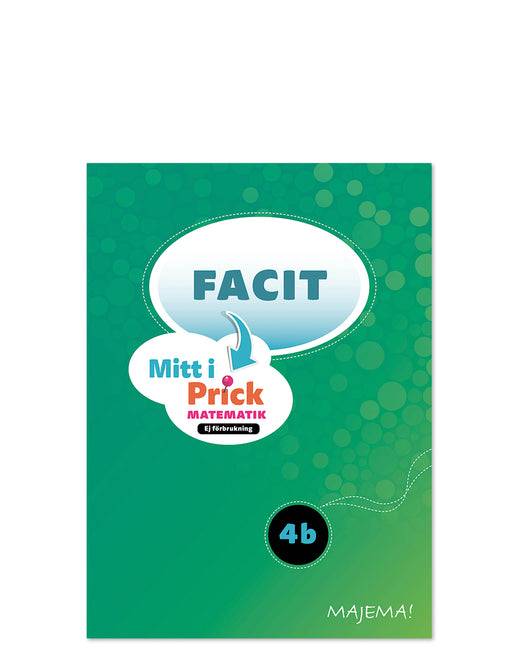 Mitt i prick 4B facit ej förbrukning (5-pack)