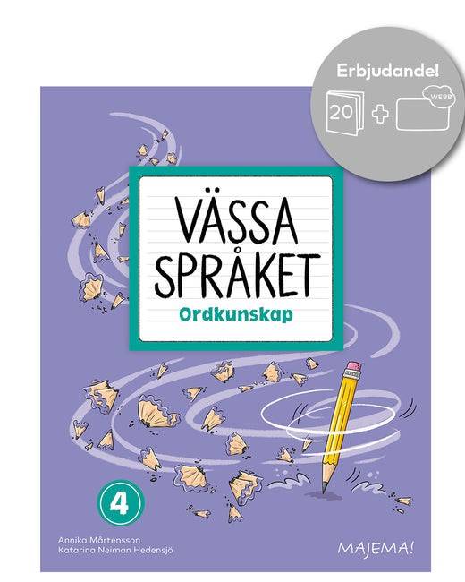Vässa språket ordkunskap åk 4 paket (1835kr)