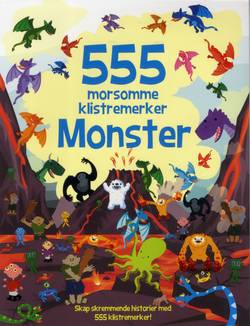 555 morsomme klistremerker. Monster