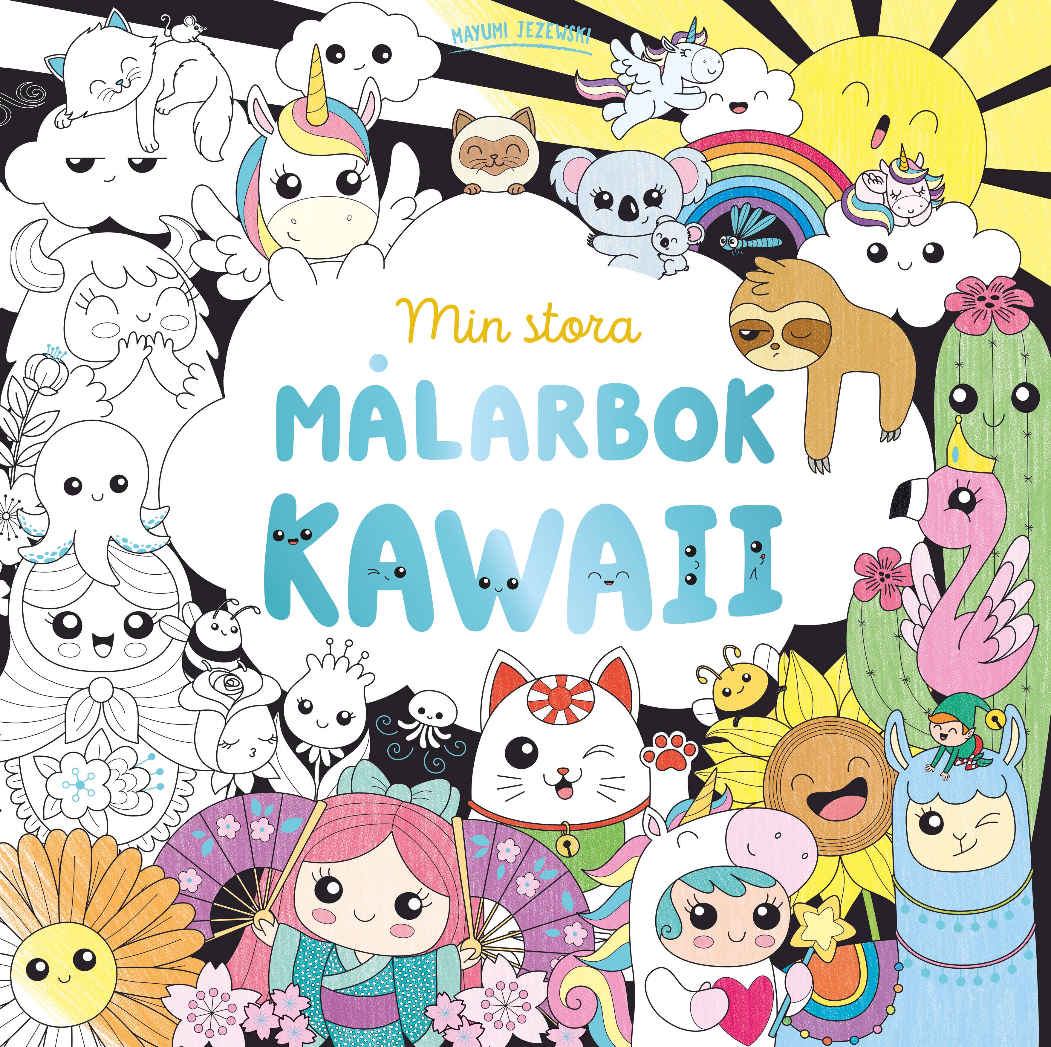 Min stora målarbok. Kawaii