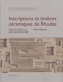 Inscriptions et timbres céramiques de Rhodes