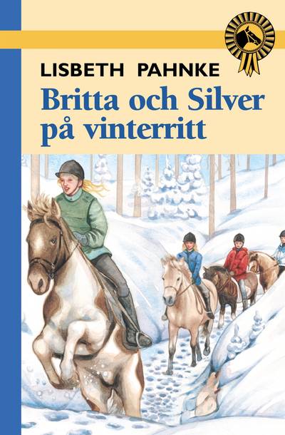 Britta och Silver på vinterritt