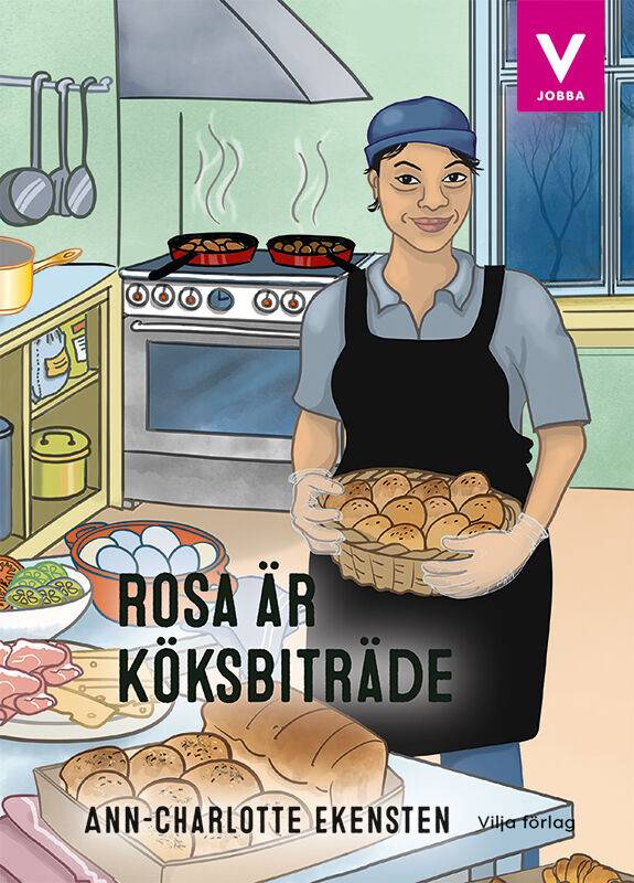 Rosa är köksbiträde