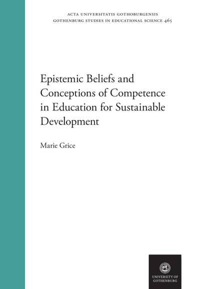 Epistemic beliefs and conceptions of competence in education for sustainable development