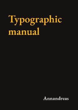 Typographic manual
