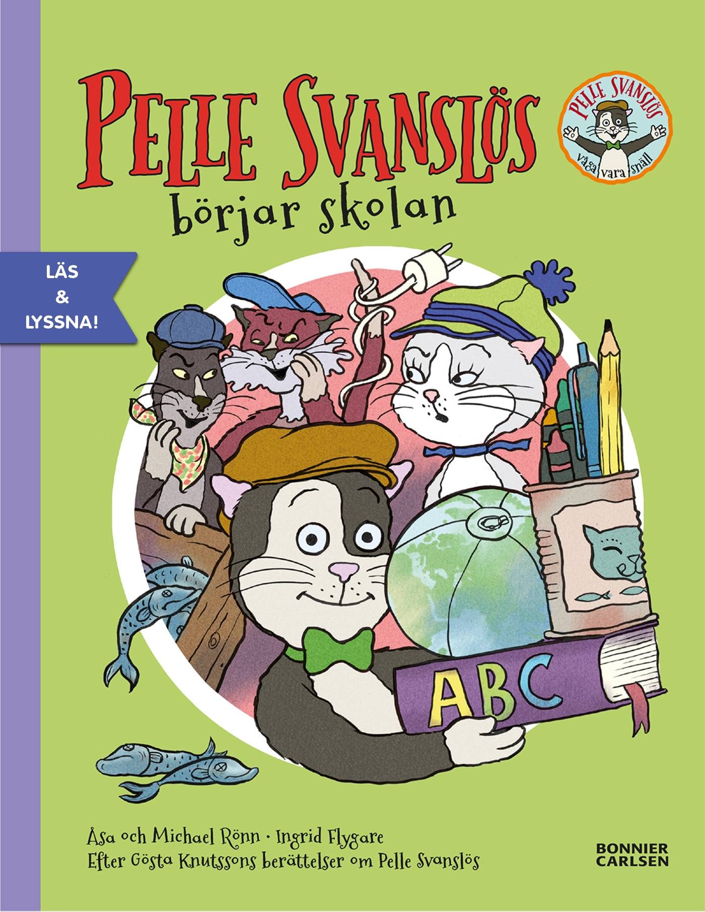 Pelle Svanslös börjar skolan (e-bok + ljud)