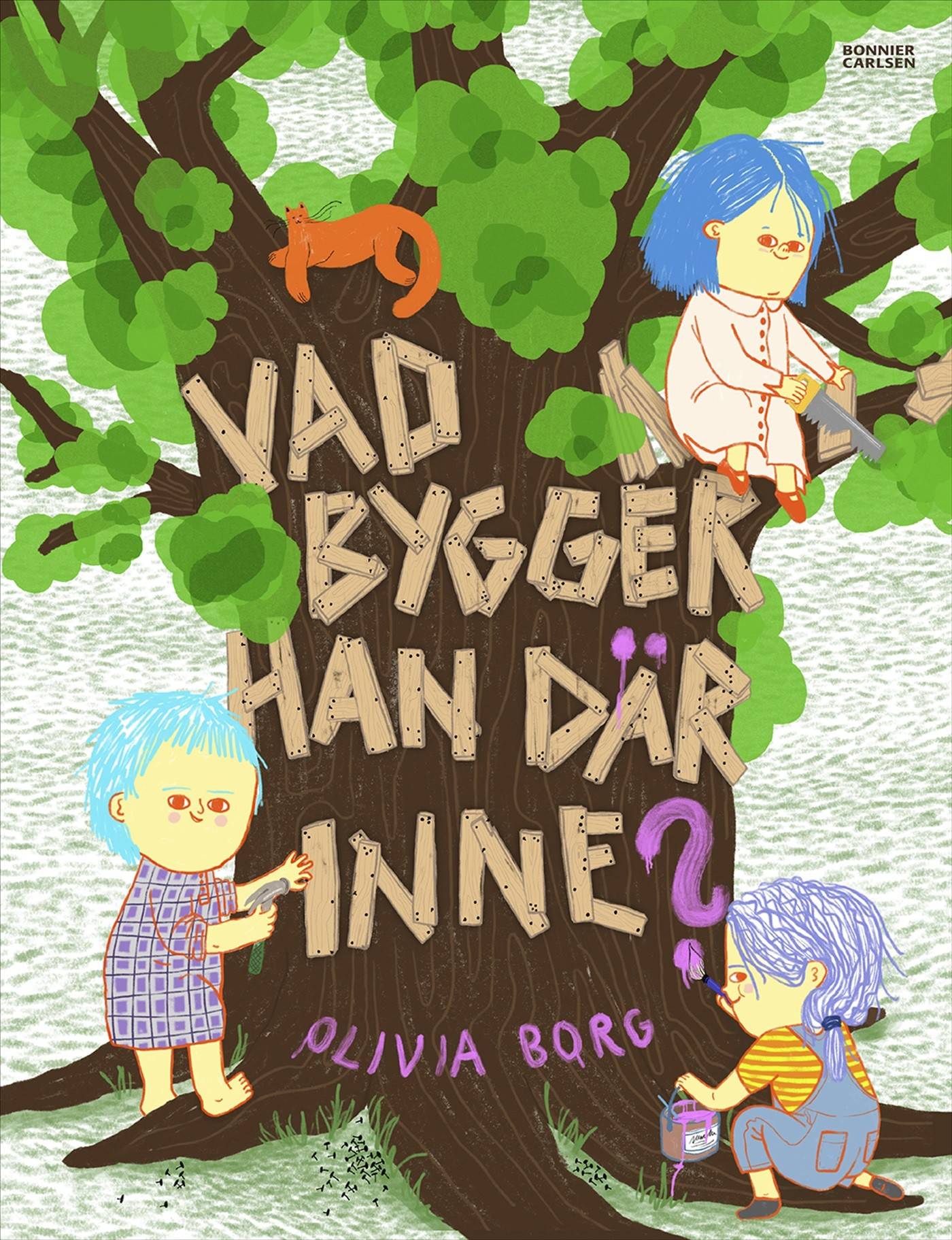 Vad bygger han där inne