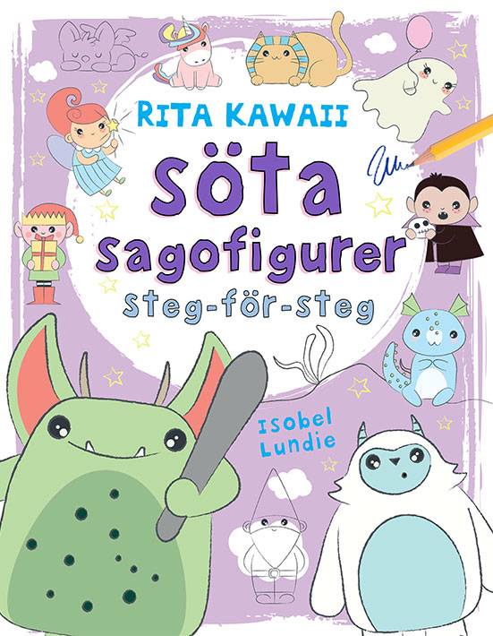 Rita Kawaii söta sagofigurer : steg-för-steg