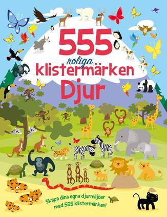 555 roliga klistermärken. Djur