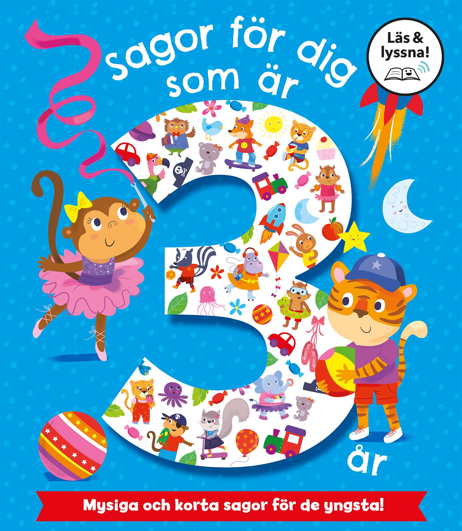 Sagor för barn som är 3 år (Läs & lyssna)