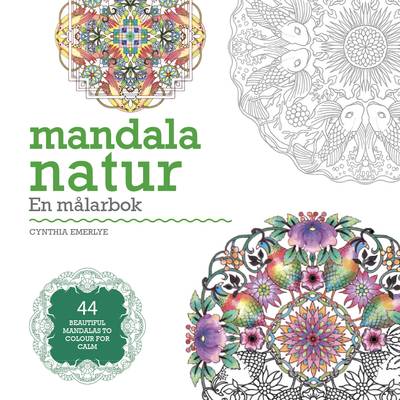 Mandala natur : en målarbok