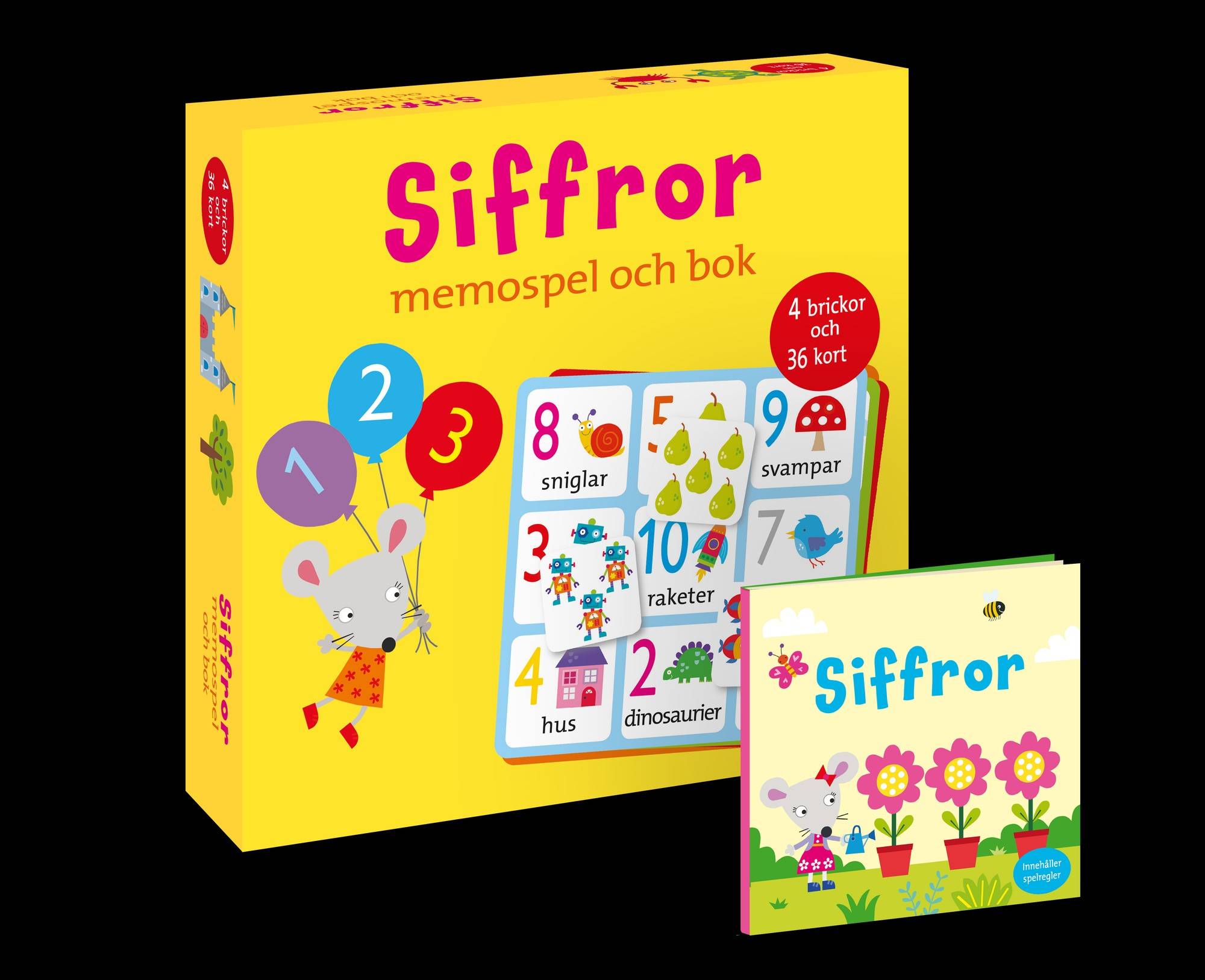 Siffror : memospel och bok