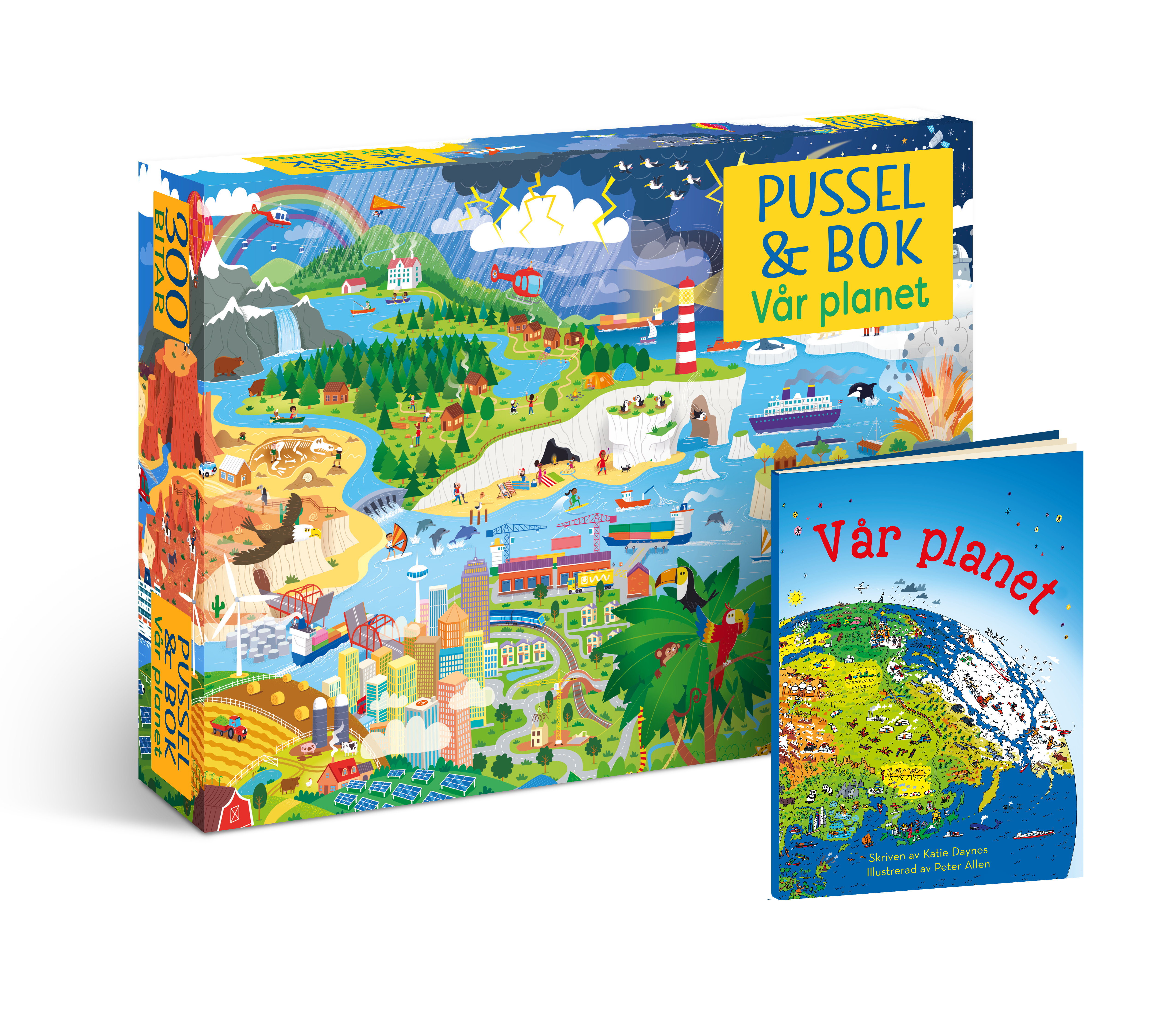 Pussel & bok: Vår planet