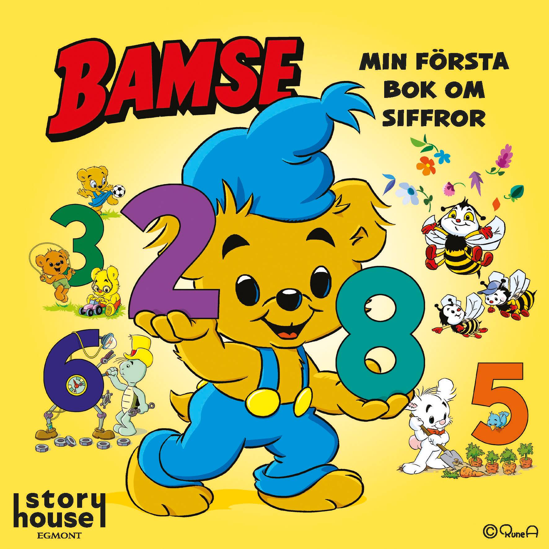 Bamse. Min första bok om siffror